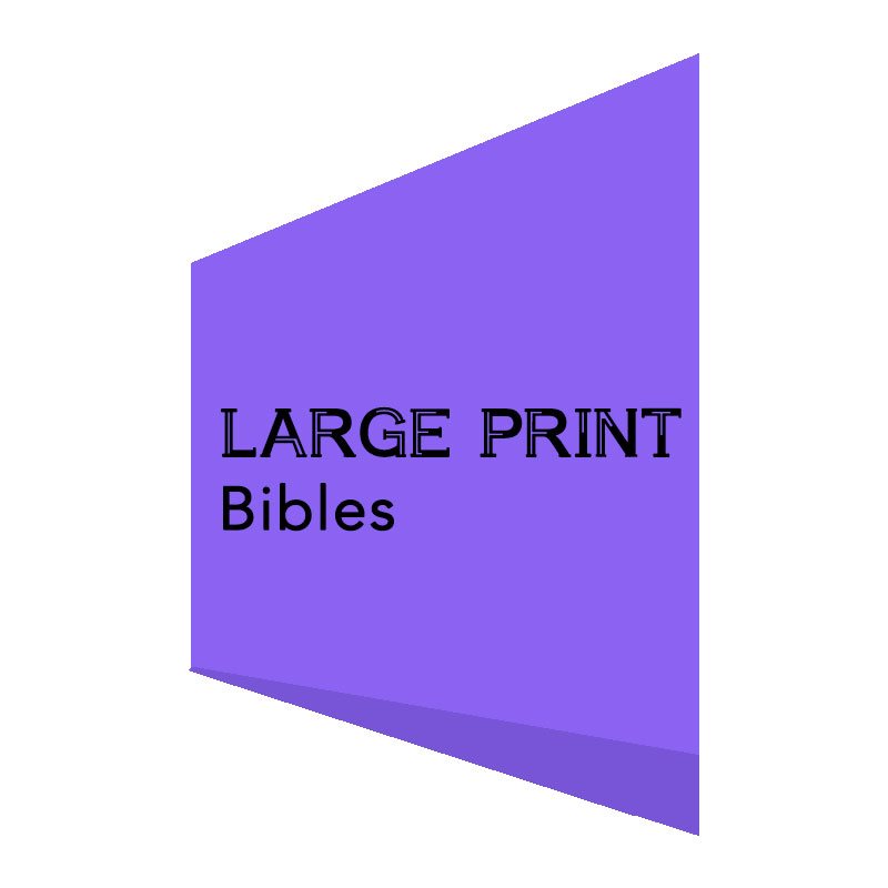 LARGE PRINT BIBLES