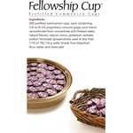 Communion-Fellowship Cup Prefilled with Grape Juice and Wafer (Box Of 500)