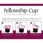 Communion-Fellowship Cup Prefilled with Grape Juice and Wafer (Box Of 6)