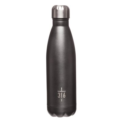 Bouteille d'eau en acier inoxydable / John 3:16 Cross Stainless Steel Water Bottle