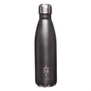 Bouteille d'eau en acier inoxydable / John 3:16 Cross Stainless Steel Water Bottle