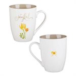 Set de 4 Tasses en Céramique / Blossoms Ceramic Mugs, Floral, Set of 4