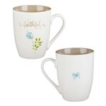 Set de 4 Tasses en Céramique / Blossoms Ceramic Mugs, Floral, Set of 4
