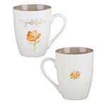 Set de 4 Tasses en Céramique / Blossoms Ceramic Mugs, Floral, Set of 4