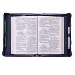 Couverture pour Bible LARGE / I Know the Plans Purple Floral Faux Leather Fashion Bible Cover - Jeremiah 29:11 , LARGE
