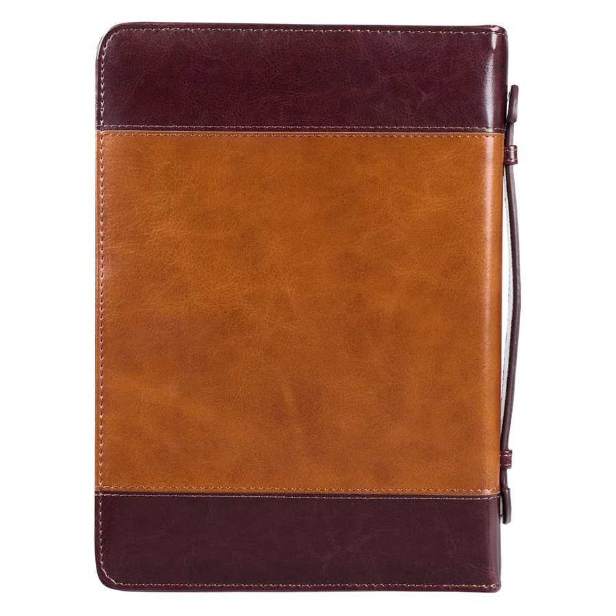Couverture pour Bible LARGE / Stand Firm Twotone Brown Faux Leather