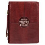 Hope And A Future Bible Cover, Large