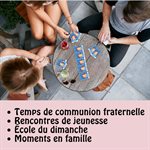 Quiz'Bible-Jeu Éducatif sur la Bible : 180 questions, 10 catégories, 3 Niveaux Pour Enfants et Adultes