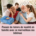 Quiz'Bible-Jeu Éducatif sur la Bible : 180 questions, 10 catégories, 3 Niveaux Pour Enfants et Adultes
