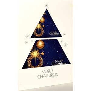 'Carte de Noël en Français - Vœux Chaleureux (Nombres 6:24-26)