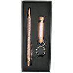 'Boîte cadeau Stylo et lampe de poche style porte-clé Jésus mon Sauveur