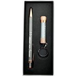 'Boîte cadeau Stylo et lampe de poche style porte-clé Jésus mon Sauveur