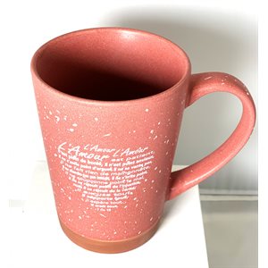 'Tasse à Café L'Amour (1 Corinthiens 13) - 16 Oz