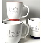 'Tasse à Café en céramique 13 Oz - Jesús mi Salvador (Espagnol)