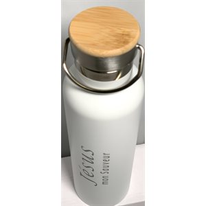 'Bouteille en Acier Inoxydable Jésus Mon Sauveur