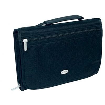 Couverture de Bible et Organisateur X-Large Noir / Bible Cover-Three Fold Microfiber Organizer-X Large-Black