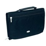 Couverture de Bible et Organisateur X-Large Noir  /  Bible Cover-Three Fold Microfiber Organizer-X Large-Black