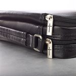 TWO-FOLD ORGANIZER LUXLEATHER, BLACK, LARGE / COUVERTURE POUR BIBLE LARGE