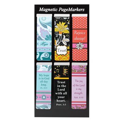 Marque-Page Magnétique / Hope, Trust, and Rejoice Magnetic Bookmark Set