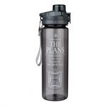 Bouteille d'Eau  /  The Plans in Black Plastic Water Bottle - Jeremiah 29:11