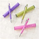  Stylish Pen and Case (GREEN, PINK OR PURPLE)