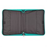 Couverture pour Bible LARGE / Grace Butterfly Blessings Teal Faux Leather Fashion Bible Cover - Ephesians 2:8 ; LARGE