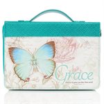Grace, Butterfly Bible Cover, Medium
