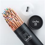 Set de 48 Crayons de Couleur Veritas / Veritas Coloring Pencils in Cylinder - Set of 48