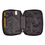 Couverture pour Bible Medium Gris / Bible Cover Jesus Fish, Gray Canvas, Medium