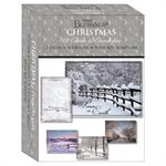 Boîte de 12 Cartes de Noël  /  Boxed Christmas Cards Winter Lanes and Fences