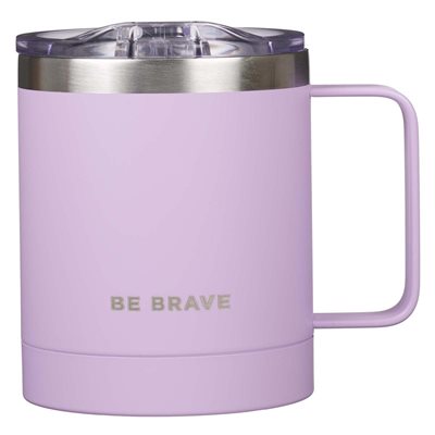 Tasse de Café en Acier Inoxydable / Be Brave Stainless Steel Camp Mug in Lavender