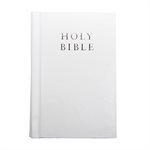 The Holy Bible - King James Version (KJV) White Pocket Gift Edition