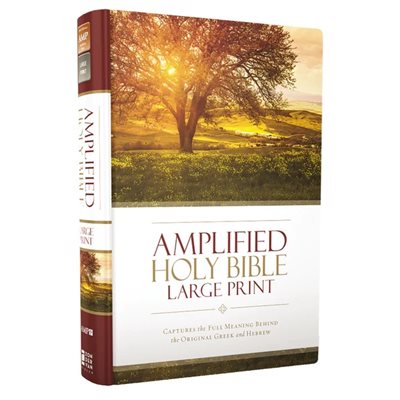 Amplified Large-Print Bible, hardcover Amplified Large-Print Bible, hardcover