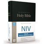 NIV Value Pew and Worship Bible Hardcover, black