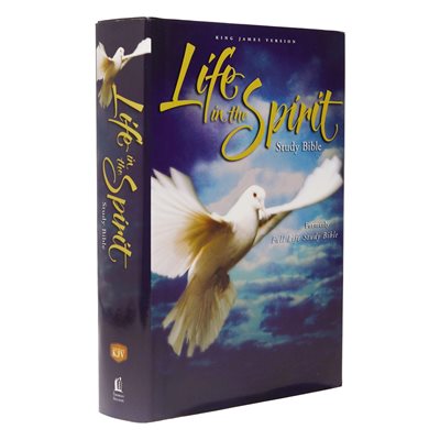 KJV Life in the Spirit Study Bible, Bonded Leather, Burgundy, Thumb-Indexed (Previously titled The Full Life Study Bible)