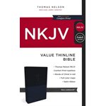 NKJV Value Thinline Bible, Imitation Leather, Blue