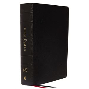 KJV Study Bible Full-Color Edition, Genuine Leather, Black, Indexed