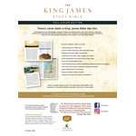 KJV Study Bible Full-Color Edition, Genuine Leather, Black, Indexed