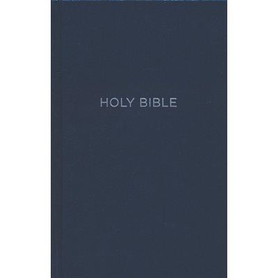 NKJV, Pew Bible, Large Print, Hardcover, Navy