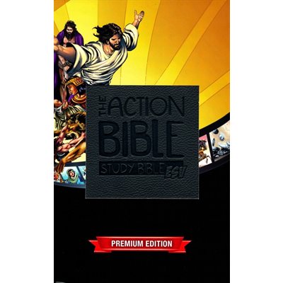 The Action Bible Study Bible ESV (Gray)