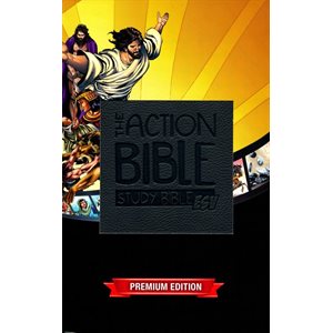 The Action Bible Study Bible ESV (Gray)