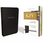 KJV Reference Bible, Giant Print, Black Bonded Leather, Indexed