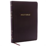 KJV Reference Bible, Giant Print, Black Bonded Leather, Indexed