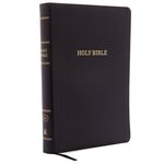KJV Reference Bible, Giant Print, Black Bonded Leather, Indexed