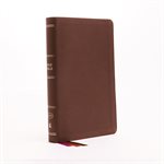 KJV Minister's Bible--Imitation leather, brown (red letter edition)