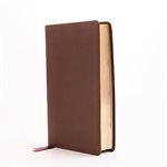 KJV Minister's Bible--Imitation leather, brown (red letter edition)