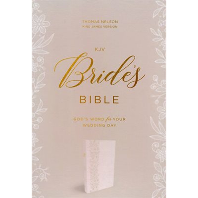 KJV Bride's Bible, Leathersoft, White, Comfort Print