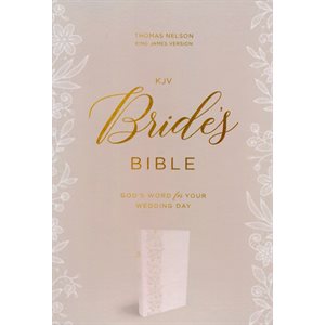KJV Bride's Bible, Leathersoft, White, Comfort Print