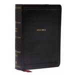 NKJV Compact Reference Bible, Comfort Print--soft leather-look, black (red letter)