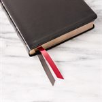 NKJV Large-Print Thinline Bible, Comfort Print - Soft leather-look, black (indexed)